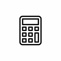 Calculator icon in vector. Logotype