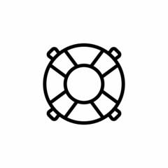 Lifebuoy icon in vector. Logotype