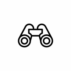 Binocular icon in vector. Logotype