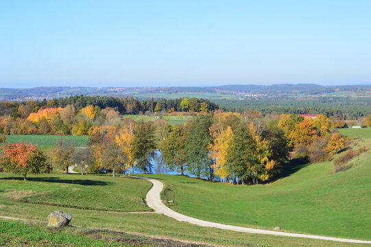 Beautiful landscape in Franconia 