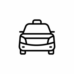 Taxi icon in vector. Logotype
