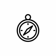 Compass icon in vector. Logotype