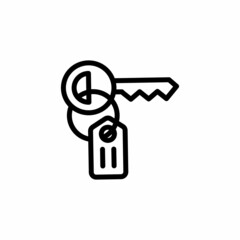 Room Key icon in vector. Logotype