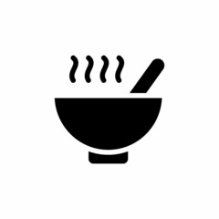 Soup icon in vector. Logotype