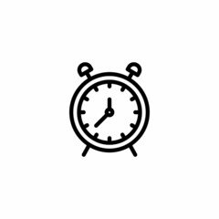 Clock icon in vector. Logotype