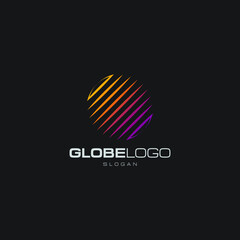 globe logo design, world logo design.