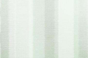 Green gradient fabric background. Striped cloth texture in pastel colors.