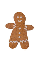 Gingerbread man cookie. - 474883385