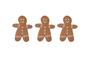 Three gingerbread man 
