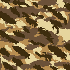 desert sand soldier stealth battlefield brown camouflage stripe pattern military background suitable for print cloth and packaging © Aditya Agustian yp