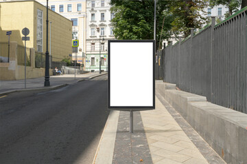 Street poster billboard mock up