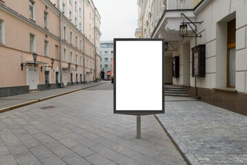 Street poster billboard mock up