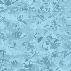 Abstract macro crystal geometric background texture Sky blue color. Random pattern background. Texture Sky blue color pattern background.