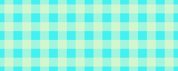 Banner, plaid pattern. Cyan on Beige color. Tablecloth pattern. Texture. Seamless classic pattern background.