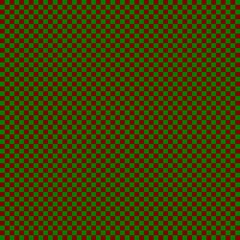 Checkerboard with very small squares. Green and Maroon colors of checkerboard. Chessboard, checkerboard texture. Squares pattern. Background.