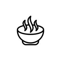 Broth icon in vector. Logotype;