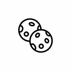 Chocolate Cookies icon in vector. Logotype;