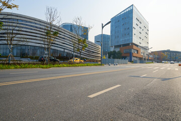 Highway and financial center office building in Chongqing, China