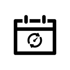 Calendar schedule time icon