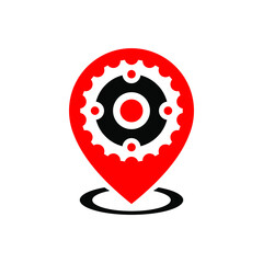 Bicycle Gear Logo can be used for company, icon, and others.