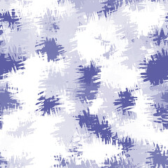 Purple space dyed brushstroke texture in very peri lilac trend color. Modern abstract grunge paint streaked backdrop swatch. Washed out effect.