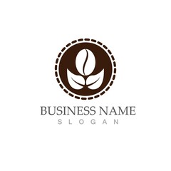 coffee bean icon vector illustration