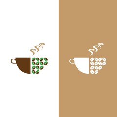 coffee bean icon vector illustration