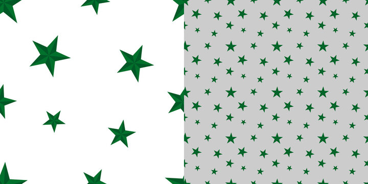 Green Star Glitter Outlined 14967807 PNG