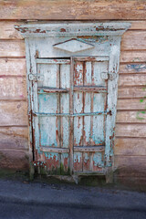 Old wooden window