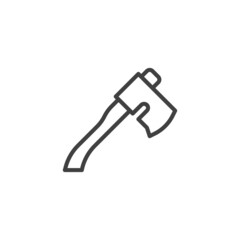 Axe line icon