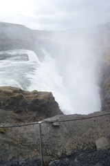 Island Wasserfall, Gullfoss,