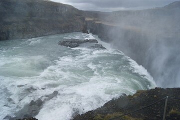 Island Wasserfall, Gullfoss,