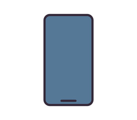 Smartphone and technology flat vector illustration.