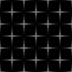 Vector geometric seamless pattern. Modern geometric background. Lattice of dots.