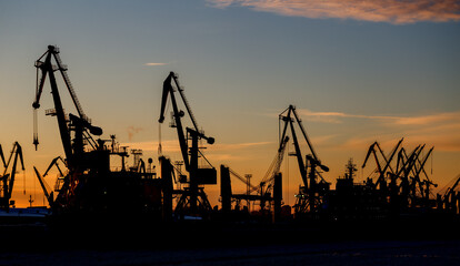 Obraz premium Cargo port