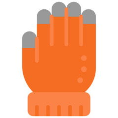 glove flat icon