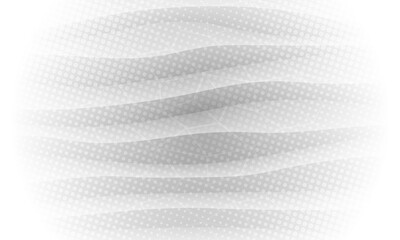 Monochrome Simple Geometric Effect Background. Black Line Halftone Wave Design. Grey Motion Graphic Illustration Wallpaper. Silver Business Texture Wall Background.