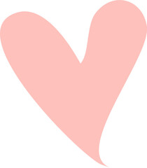 Heart icon hand drawn sketch