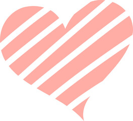 Heart icon hand drawn sketch