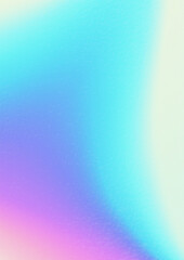 Multicolored bright background with iridescent tints of color. Holographic effect, color gradient transitions.