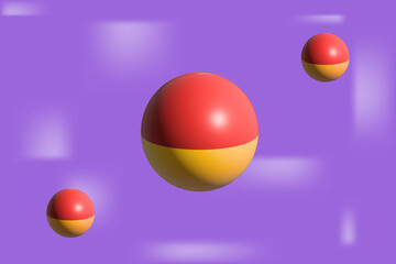 bubbles design. 3d design.