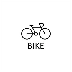 bicycle icon logo design template 