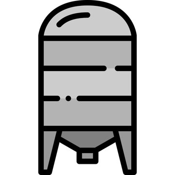 recommend clip art: silo filled outline icon