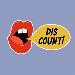 Discount Or Sale Sticker