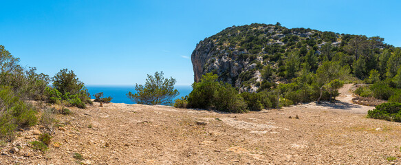 place above the Atlantis bay in Ibiza island Spain