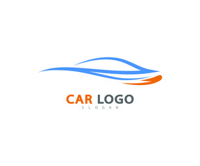 Abstract car logo sign. Automotive company symbol. Auto shop. Vector illustration