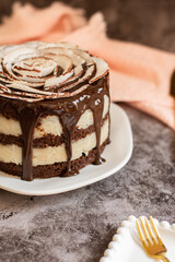 Coconut Naked Cake