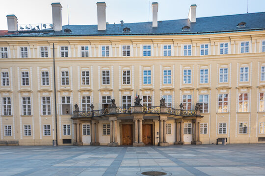External view of the Rosenberg Palace at Prague Castle's Complex - Prague, Czech Republic