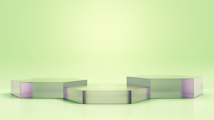 display background with blurred glass elements