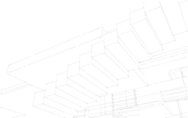 architectural sketch of a house